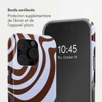 Selencia Coque arrière Vivid avec MagSafe Apple iPhone 16 Pro Max - Dream Swirl Chocolate