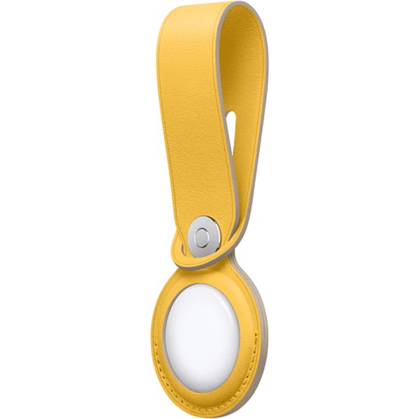 Apple Leather Loop Apple AirTag - Meyer Lemon