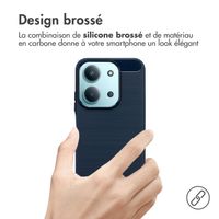 imoshion Coque Brushed Xiaomi Redmi 15C (5G) - Bleu foncé