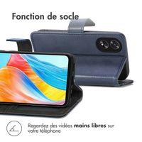 imoshion Étui de télephone portefeuille Oppo A18 / Oppo A38 - Bleu foncé