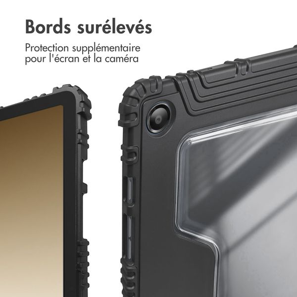 Accezz Coque tablette Rugged Trifold Samsung Galaxy Tab A9 Plus - Noir