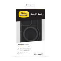 OtterBox Coque Folio React Apple iPhone 17 - Clear / Black