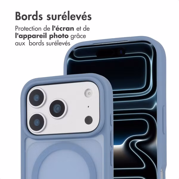 imoshion Coque Color Guard avec MagSafe Apple iPhone 17 Pro Max - Bleu clair