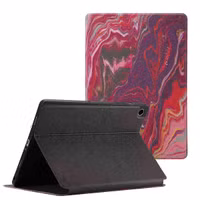 Selencia Coque tablette Vivid Samsung Galaxy Tab A9 Plus - Marble Plum