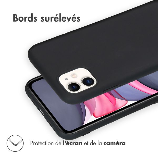 imoshion Coque Couleur Apple iPhone 11 - Noir