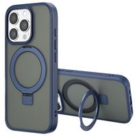 Accezz Coque Ring Stand avec MagSafe Apple iPhone 16 Pro Max - Bleu