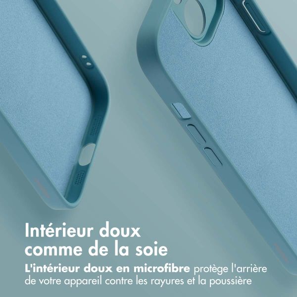 imoshion Coque Couleur avec MagSafe iPhone 15 - Smoke Green