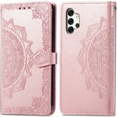 imoshion Etui de télephone Mandala Samsung Galaxy A32 (4G) - Rose Doré