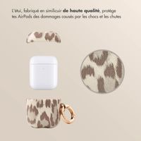 Selencia Coque Sabi Apple AirPods 1 / 2 - imprimé léopard - Soft Ivory