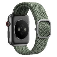 Uniq Bracelet tressé Aspen Apple Watch Series 1 á 10 / SE / Ultra (2) (44/45/46/49 mm) - Vert Cyprès