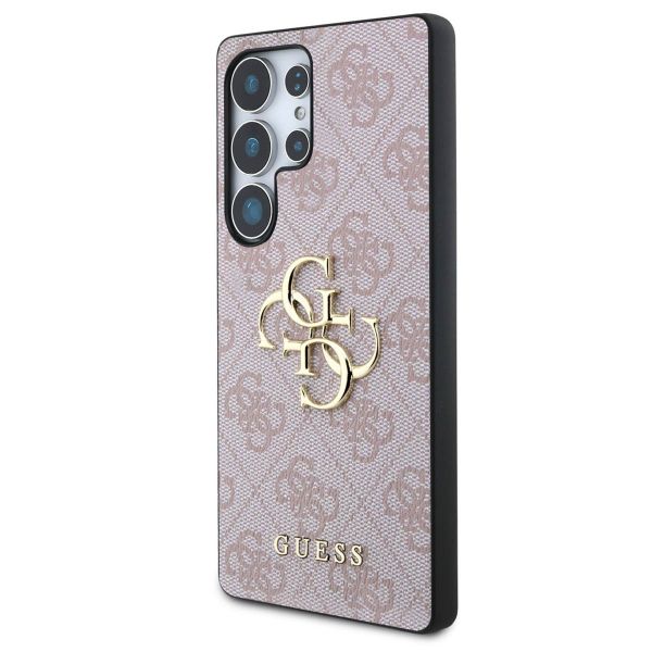 Guess Coque 4G Metal Logo Backcover Samsung Galaxy S25 Ultra - Rose
