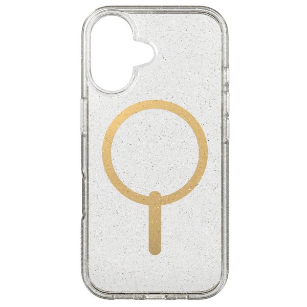 ZAGG Coque Milan Snap avec MagSafe iPhone 16 - Gold Glitter