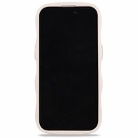 Holdit Coque Wavy iPhone 15 Pro Max - Light Beige / Mirror