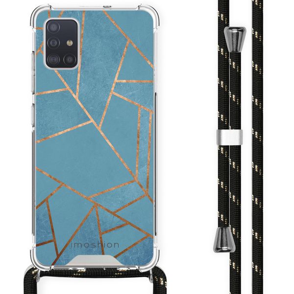 imoshion Coque Design avec cordon Samsung Galaxy A51 - Blue Graphic