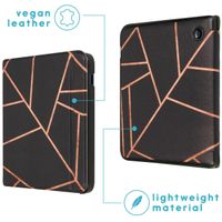imoshion Design Slim Hard Sleepcover avec support Kobo Libra 2 / Tolino Vision 6 - Black Graphic