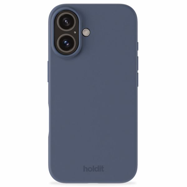 Holdit Coque Silicone iPhone 16 - Pacific Blue