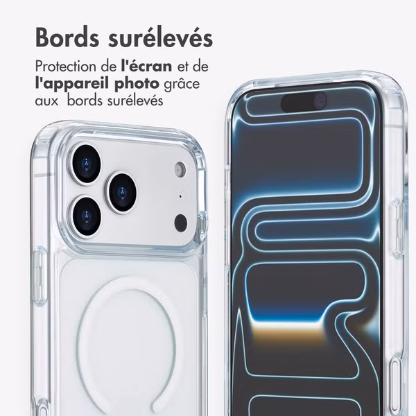 imoshion Coque MagSafe avec cordon amovible Apple iPhone 17 Pro Max - Transparent