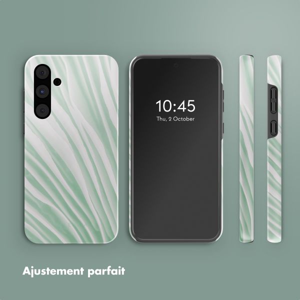 Selencia Coque arrière Vivid Tough Samsung Galaxy A55 - Nature Grayed Jade