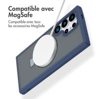 Accezz Coque Ring Stand avec MagSafe Samsung Galaxy S24 Ultra - Blue