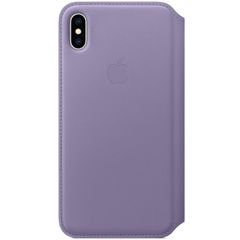 Apple Étui de téléphone Leather Folio iPhone Xs Max - Lilac