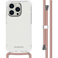imoshion Coque avec cordon Apple iPhone 14 Pro - Rose Dorée