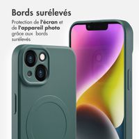 imoshion Coque Couleur avec MagSafe Apple iPhone 14 - Vert foncé