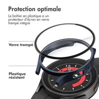 imoshion Coque rigide à couverture complète Samsung Galaxy Watch 6 - 44 mm - Bleu foncé