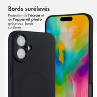 imoshion Coque Couleur avec MagSafe Apple iPhone 16 Plus - Noir
