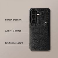 Selencia Coque Riva avec porte-cartes Samsung Galaxy S26 Plus - Black