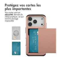 imoshion Coque arrière avec porte-cartes Apple iPhone 17 Pro - Rose Doré