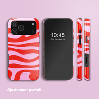 Selencia Coque arrière Vivid avec MagSafe Apple iPhone 17 Pro Max - Dream Swirl Pink