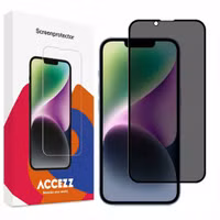 Accezz Protection d'écran en verre trempé Privacy Apple iPhone 13 / 13 Pro / 14 / 16e