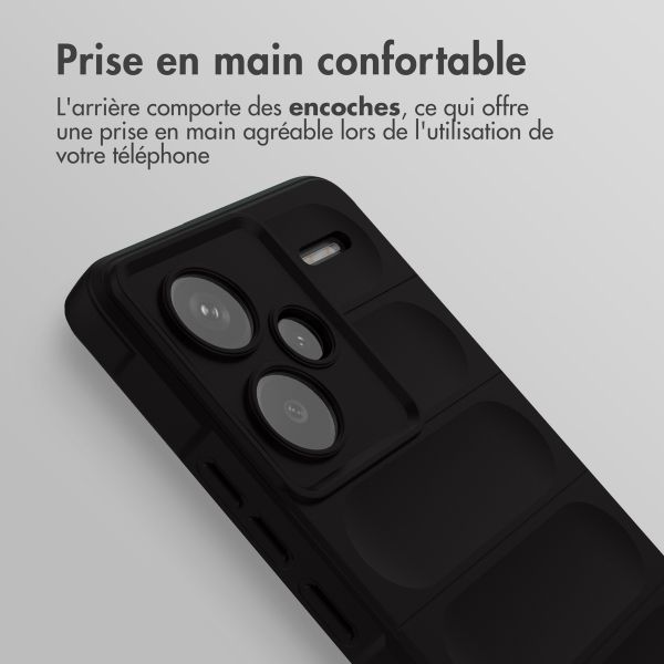 imoshion Coque arrière EasyGrip Xiaomi Redmi Note 13 Pro Plus (5G) - Noir