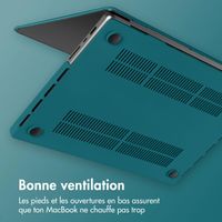 imoshion Coque rigide pour MacBook Pro 16 pouces (2021) / Pro 16 pouces (2023) M3 chip - A2485 / A2780 / A2991 / A3186 / A3403 - Petrol Green