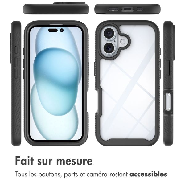 imoshion Coque 360° Full Protective Apple iPhone 16 - Noir