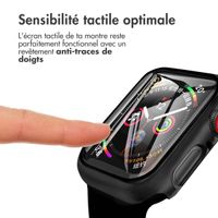 imoshion Coque rigide à couverture complète Apple Watch 4 / 5 / 6 / SE - 40 mm - Noir