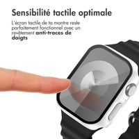 imoshion Coque rigide à couverture complète pour Apple Watch Series 4 / 5 / 6 / SE - 44 mm - Blanc