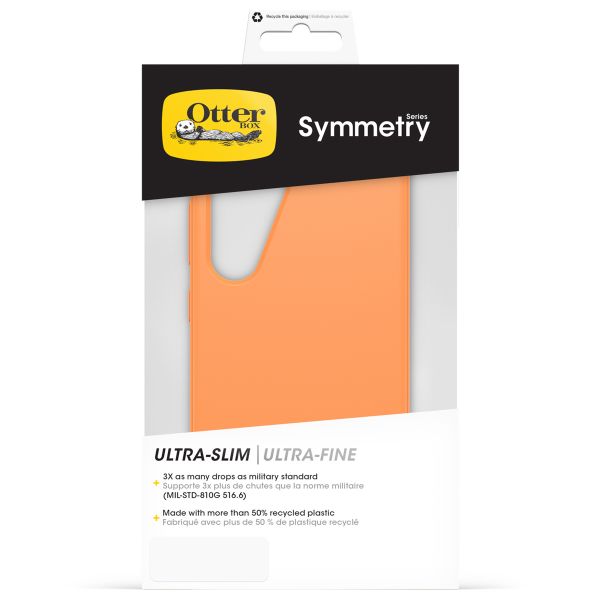 OtterBox Coque Symmetry Samsung Galaxy S24 - Sunstone Orange