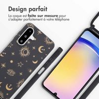 imoshion Coque design en silicone avec cordon Samsung Galaxy A26 - Sky Black