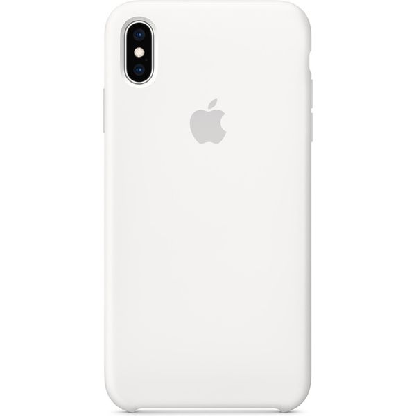 Apple Coque en silicone iPhone Xs Max - White