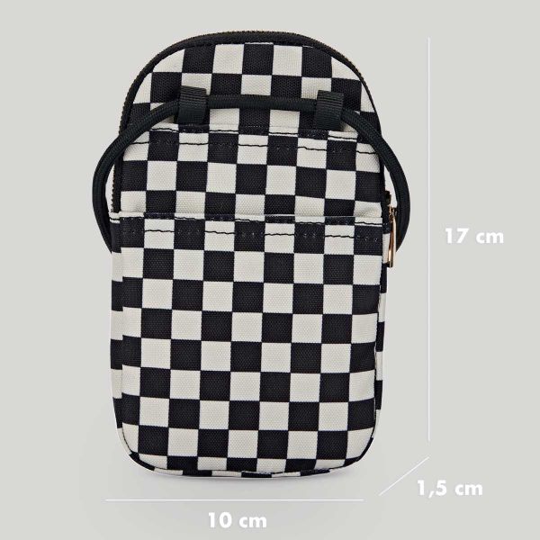 Selencia ﻿Pochette pour téléphone - Checker Black