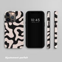 Selencia Coque arrière Vivid Apple iPhone 13 Pro - Art Wave Black