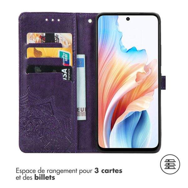 imoshion Etui de télephone Mandala Oppo A79 - Violet