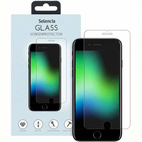 Selencia Protection d'écran en verre trempé Apple iPhone SE (2022 / 2020) / 8 / 7 / 6(s)