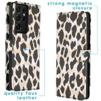 imoshion Coque silicone design Galaxy S21 Ultra - Golden Leopard