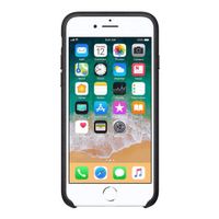 Apple Coque en cuir Apple iPhone SE (2022 / 2020) / 8 / 7 - Noir