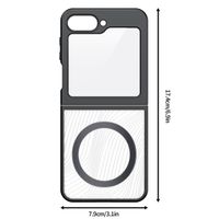 Dux Ducis Coque arrière Aimo avec MagSafe Samsung Galaxy Z Flip 7 FE - Transparent