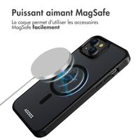 Accezz Coque Givrée Robuste avec MagSafe iPhone 15 Plus - Noir