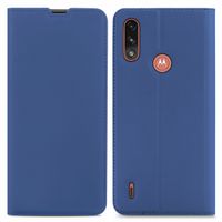 imoshion Étui de téléphone Slim Folio Motorola Moto E7i Power - Bleu