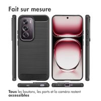 imoshion Coque Brushed Oppo Reno 12 - Noir